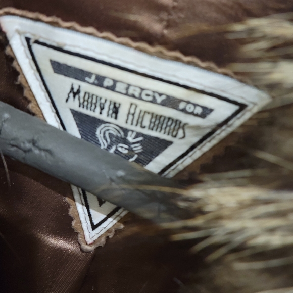 🚫SOLD🚫 VINTAGE MARVIN RICHARDS leather fur jacket! - Picture 6 of 13